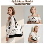 Vintage 1966 Tote & Makeup Bag Set for 60th Birthday