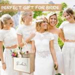 Bride Jute Tote Bag for Weddings and Events