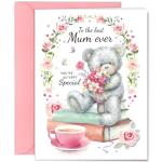 Cute Teddy Bear Birthday Card for Mum