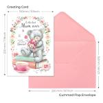 Cute Teddy Bear Birthday Card for Mum