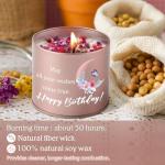 Birthday Scented Candle Gift for Her 255g