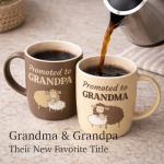 Funny Coffee Mugs for New Grandparents Gift