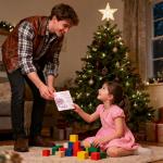 Floral Birthday Card for Her with Keychain