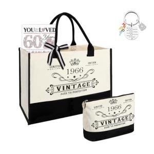 60th Birthday Gift Set for Women - Tote & Accessories