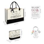 60th Birthday Gift Set for Women - Tote & Accessories
