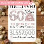 60th Birthday Gift Set for Women - Tote & Accessories