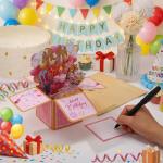 3D Musical Birthday Card with LED Candle Lights