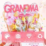 Sweet Pop-Up Birthday Card for Grandma
