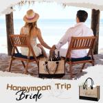 Bride Tote Bag and Slippers Set for Parties