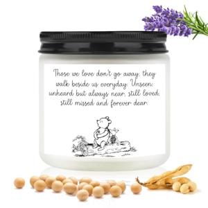 Lavender Scented Memorial Candle for Loved Ones