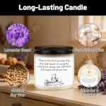 Lavender Scented Memorial Candle for Loved Ones
