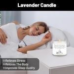 Lavender Scented Memorial Candle for Loved Ones
