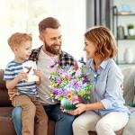 Musical 3D Happy Birthday Card with Flowers