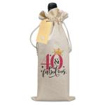 Witty 40th Birthday Wine Drawstring Gift Bag