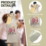 Witty 40th Birthday Wine Drawstring Gift Bag