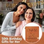 50th Birthday Journal Gift for Her