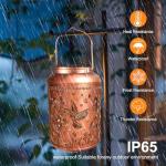 Hummingbird Solar Lanterns for Outdoor Decor
