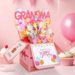 Sweet Pop-Up Birthday Card for Grandma