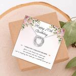 70th Birthday Necklace Gift for Women and Grandma