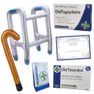 Inflatable Zimmer Frame Gag Gift for Retirees