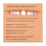 Pregnancy Crystal Bracelet with Greeting Card Gift