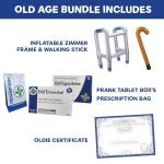 Inflatable Zimmer Frame Gag Gift for Retirees