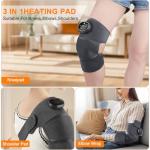 Cordless Heating Knee Massager for Pain Relief