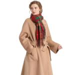 Miss Lulu Tartan Winter Wrap Scarf for Women