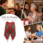 Miss Lulu Tartan Winter Wrap Scarf for Women