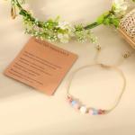 Pregnancy Crystal Bracelet with Greeting Card Gift