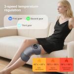 Cordless Heating Knee Massager for Pain Relief