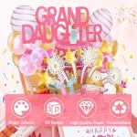 Cute 3D Birthday Card for Granddaughter