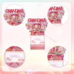 Colorful Popup Birthday Card for Grandma