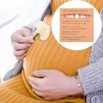 Pregnancy Crystal Bracelet with Greeting Card Gift