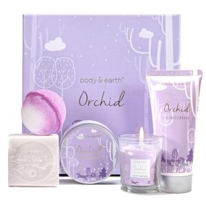 Orchid Scented Bath Gift Set for Her