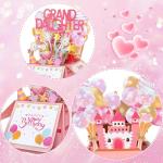 Cute 3D Birthday Card for Granddaughter