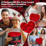 Forever Roses in Heart Box - Perfect Gift for Her