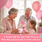 Cute 3D Birthday Card for Granddaughter