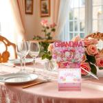 Colorful Popup Birthday Card for Grandma