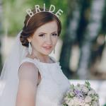 Sparkling White Bridal Crown Headband for Weddings