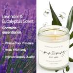 Mr. and Mrs. Handmade Lavender Wedding Candle Gift