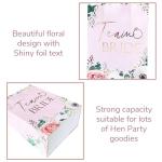 17pc Floral Team Bride Gift Bags Set