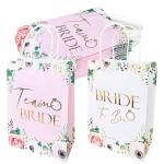 17pc Floral Team Bride Gift Bags Set