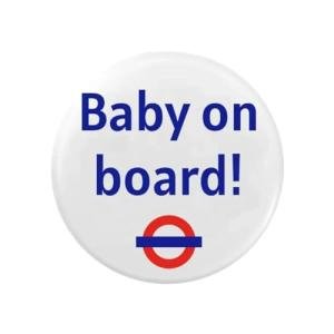Baby On Board Badge - Fun Pregnancy Announcement