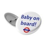 Baby On Board Badge - Fun Pregnancy Announcement