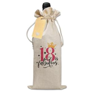 Funny Wine Bag for 18th Birthday Celebrations