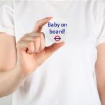 Baby On Board Badge - Fun Pregnancy Announcement