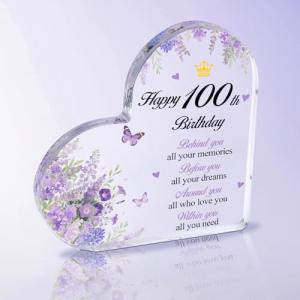 Personalized 100th Birthday Gifts for Her
