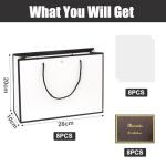 Set of 8 Medium Gift Bags with Handles