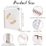 Elegant Wedding Planner Book with Pearl Cover